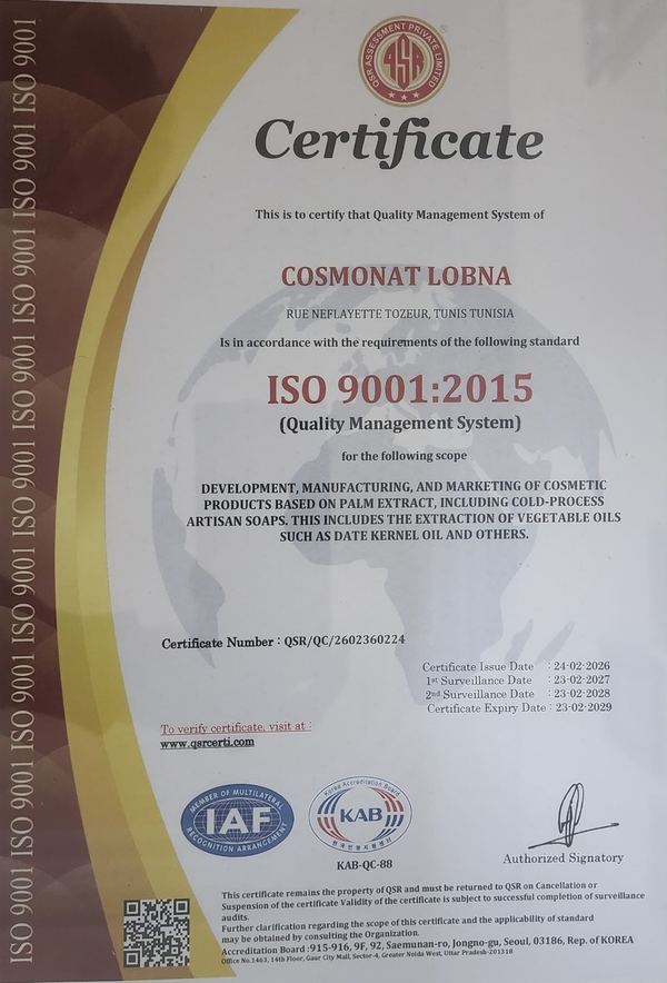 ISO 9001:2015 — Quality Management System