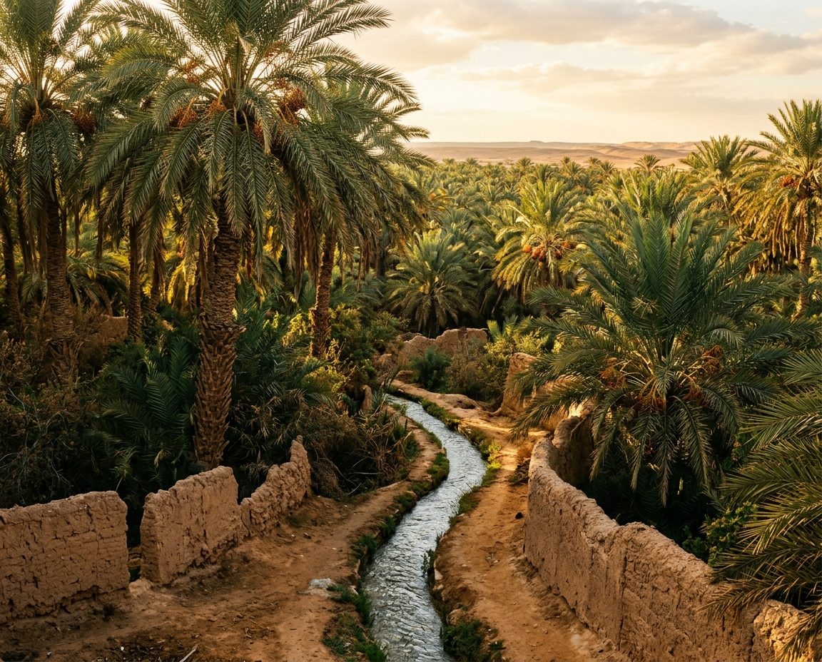 Palmeraie de l'oasis de Tozeur